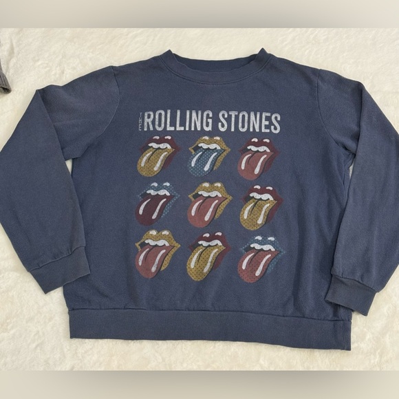 Rolling Stones Crewneck Sweatshirt- girls size XS - Picture 2 of 3